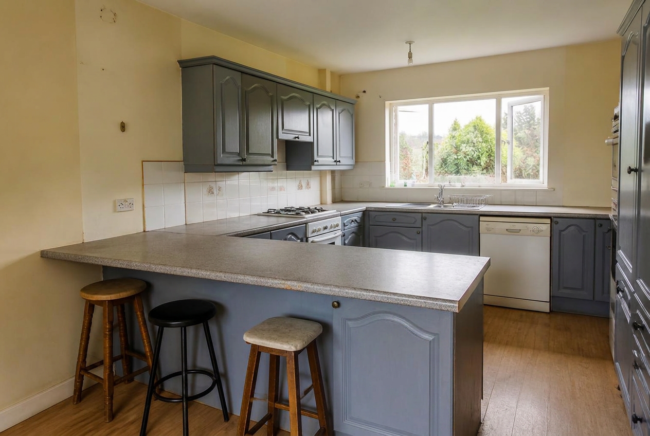 Before — Calacatta Gold Quartz in Widcombe, Bath
