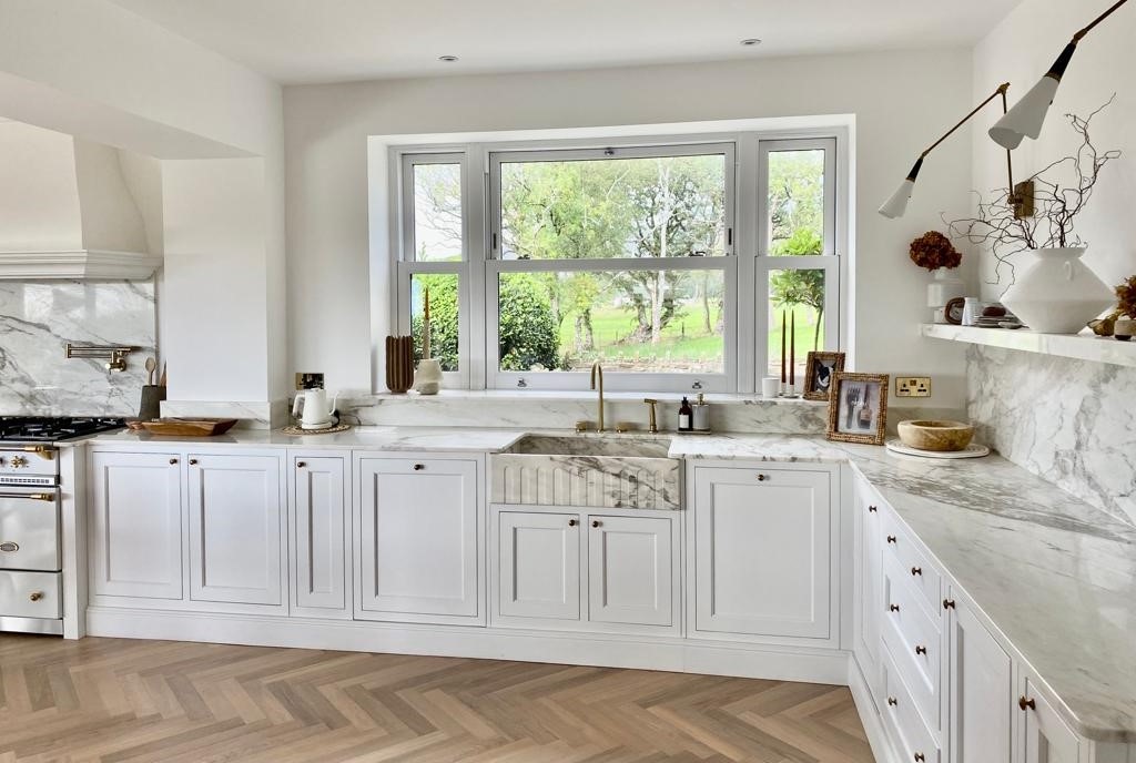 After — Calacatta Marble in Bridgend