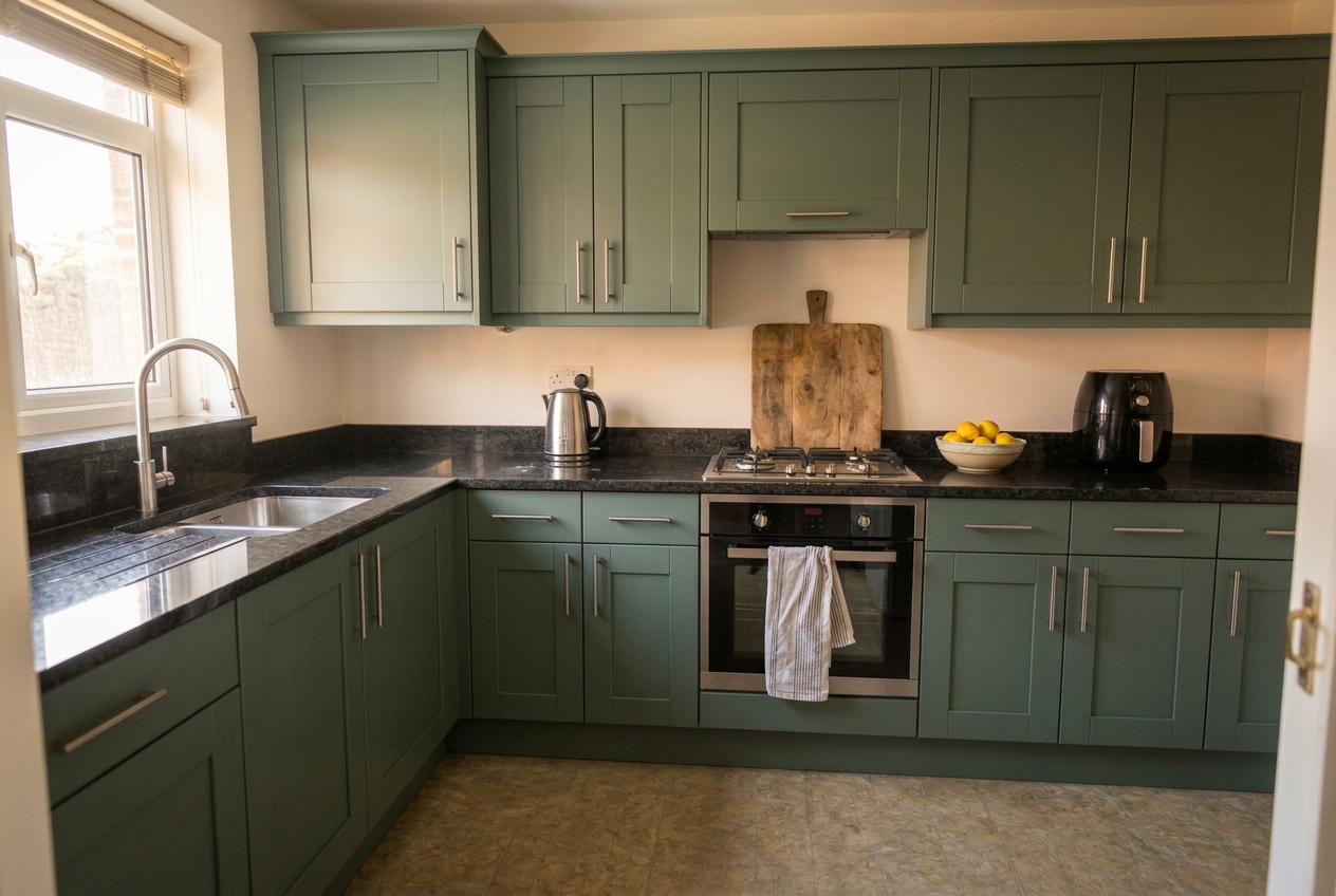 After — Steel Grey Granite in Gowerton, Swansea