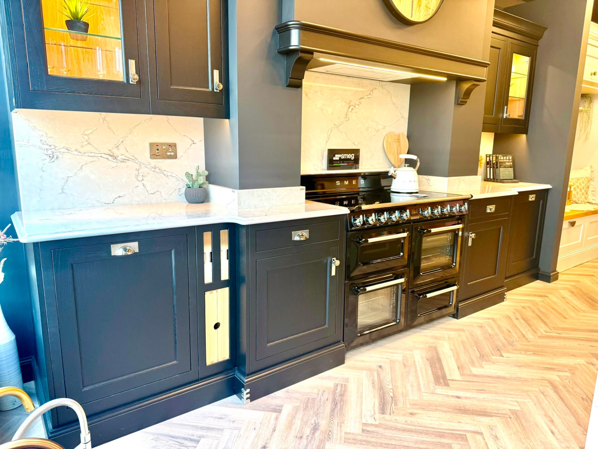 Silver Sea Quartz worktop — Porthcawl