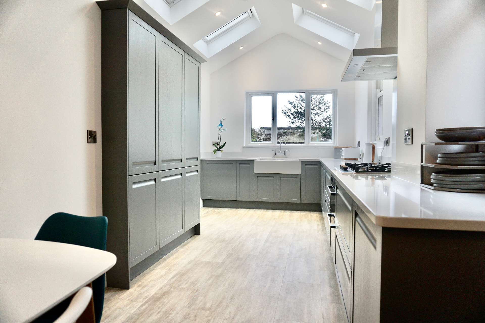 Blanco Norte Quartz quartz kitchen worktop — Swansea