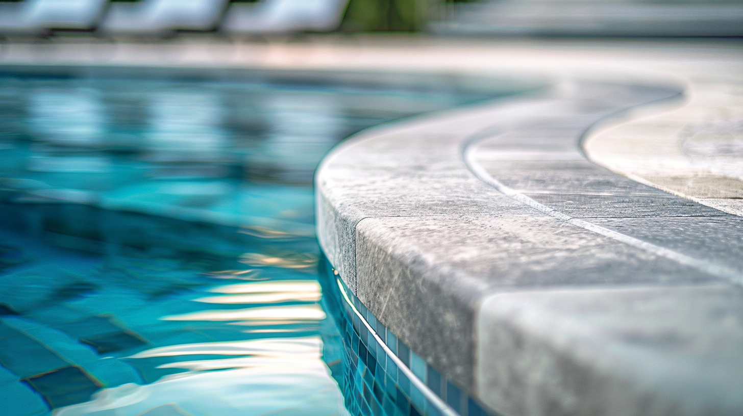 Bullnose — Swimming pool coping — Penarth