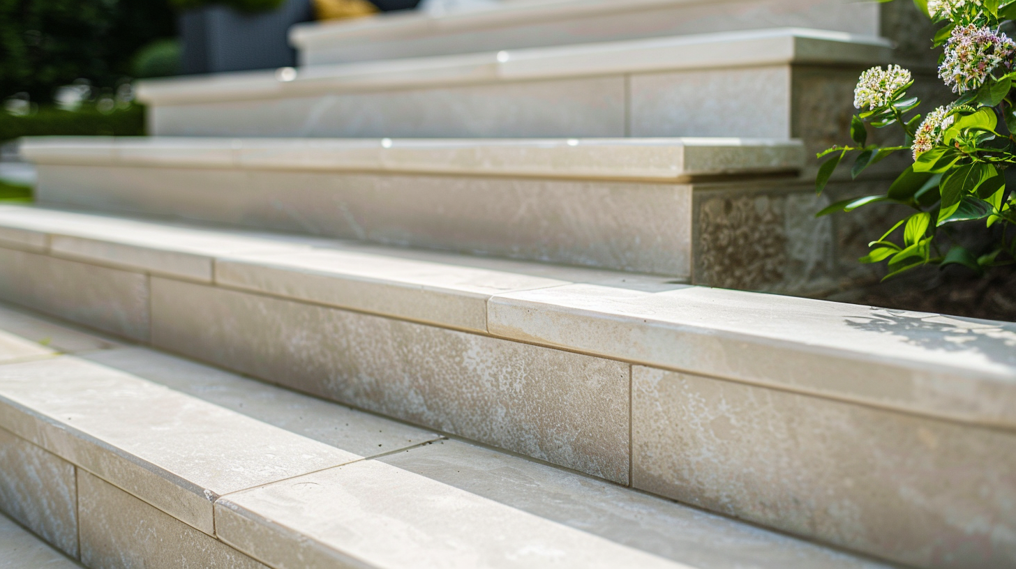 Bullnose — Patio step nosing — Bridgend