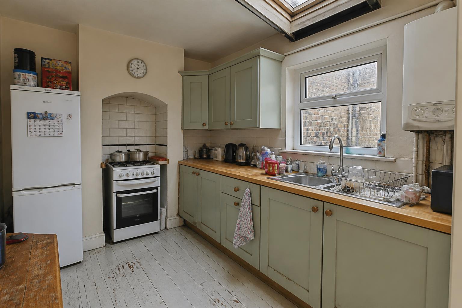 Before — Verde Guatemala Marble in Pontcanna, Cardiff
