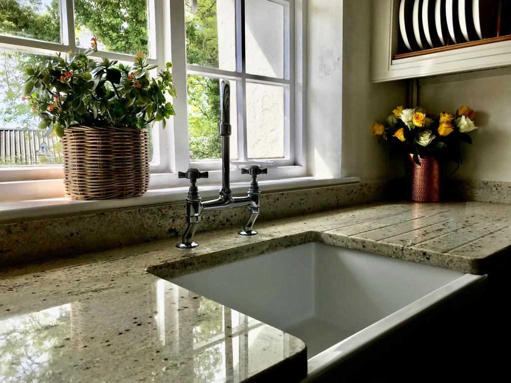 Kashmir White Granite granite kitchen worktop — St Nicholas