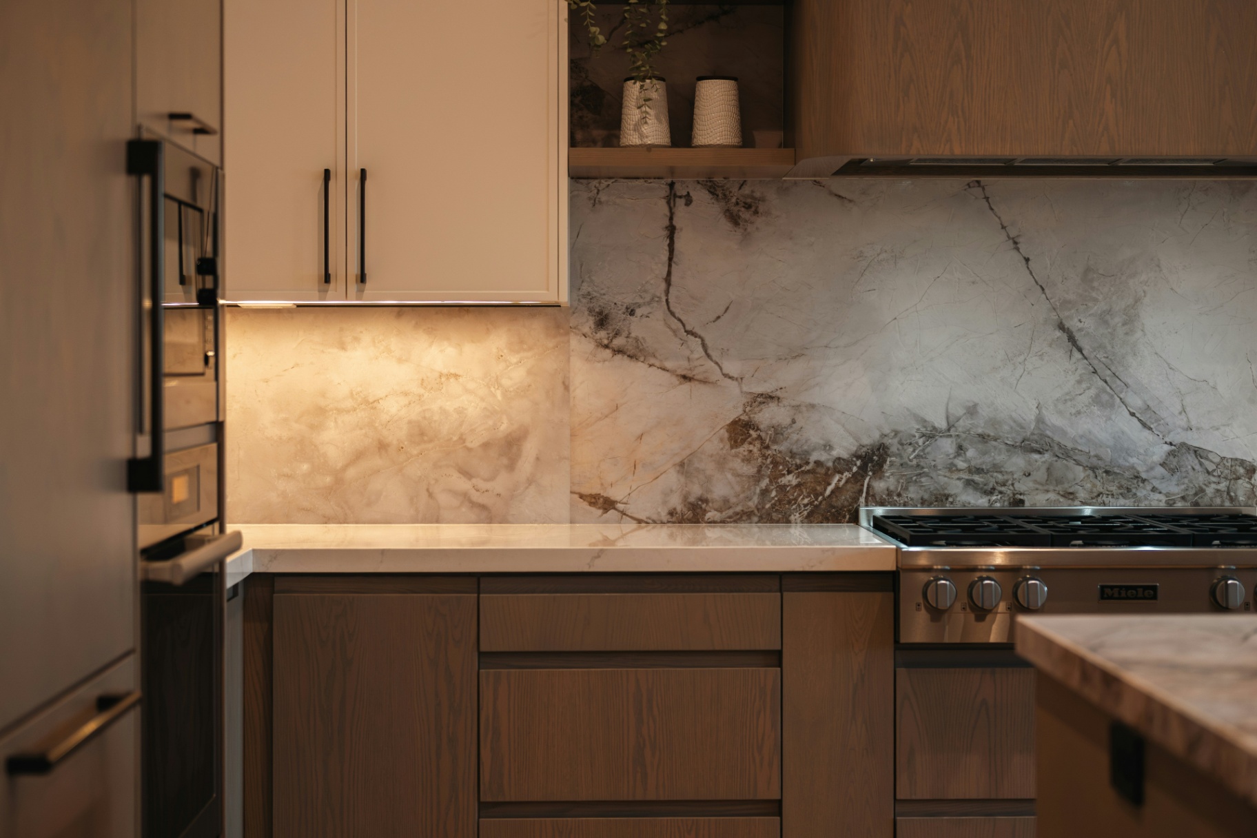 Luxury marble kitchen worktops handcrafted in Bridgend