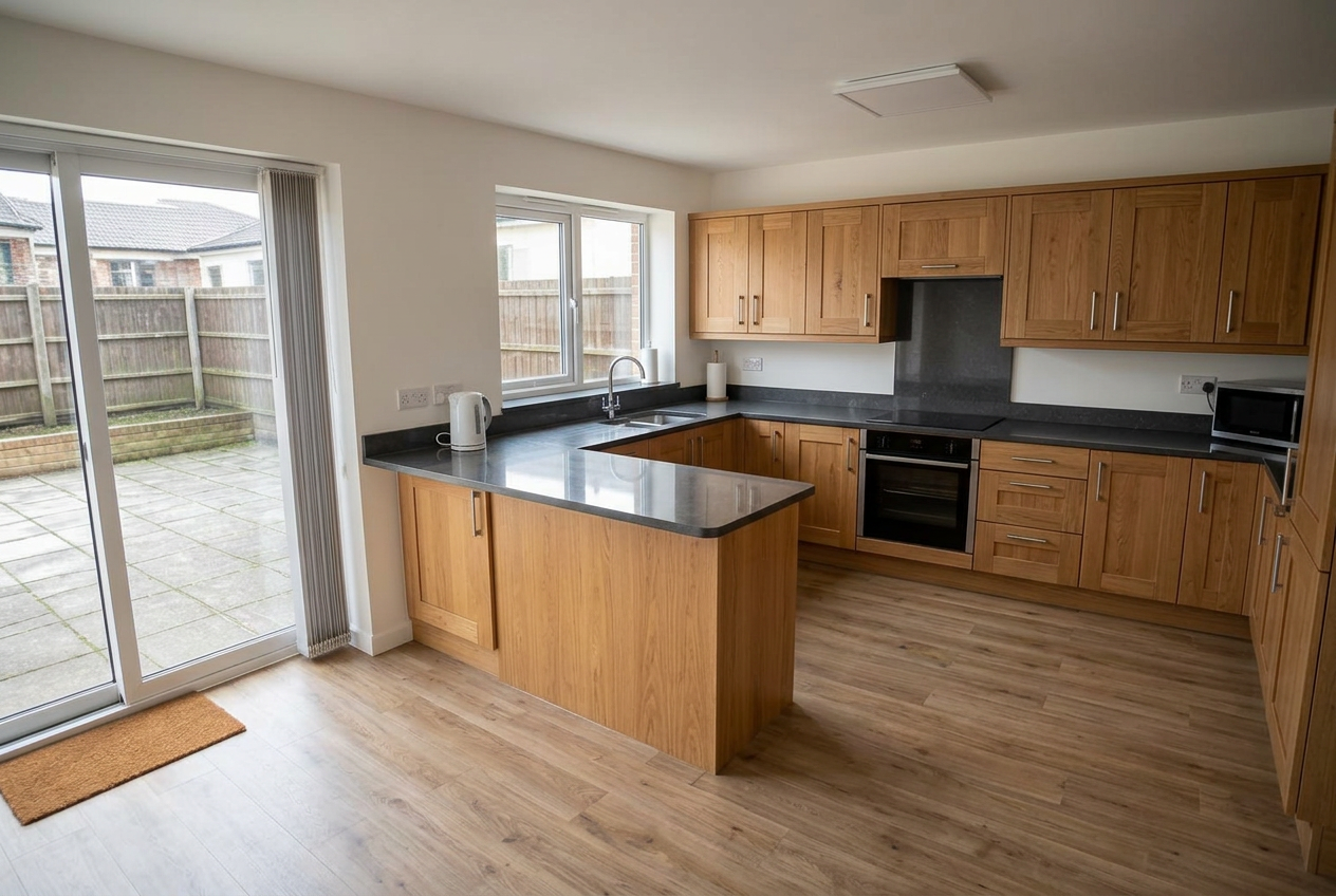 After — Nero Assoluto Granite in Weston, Bath