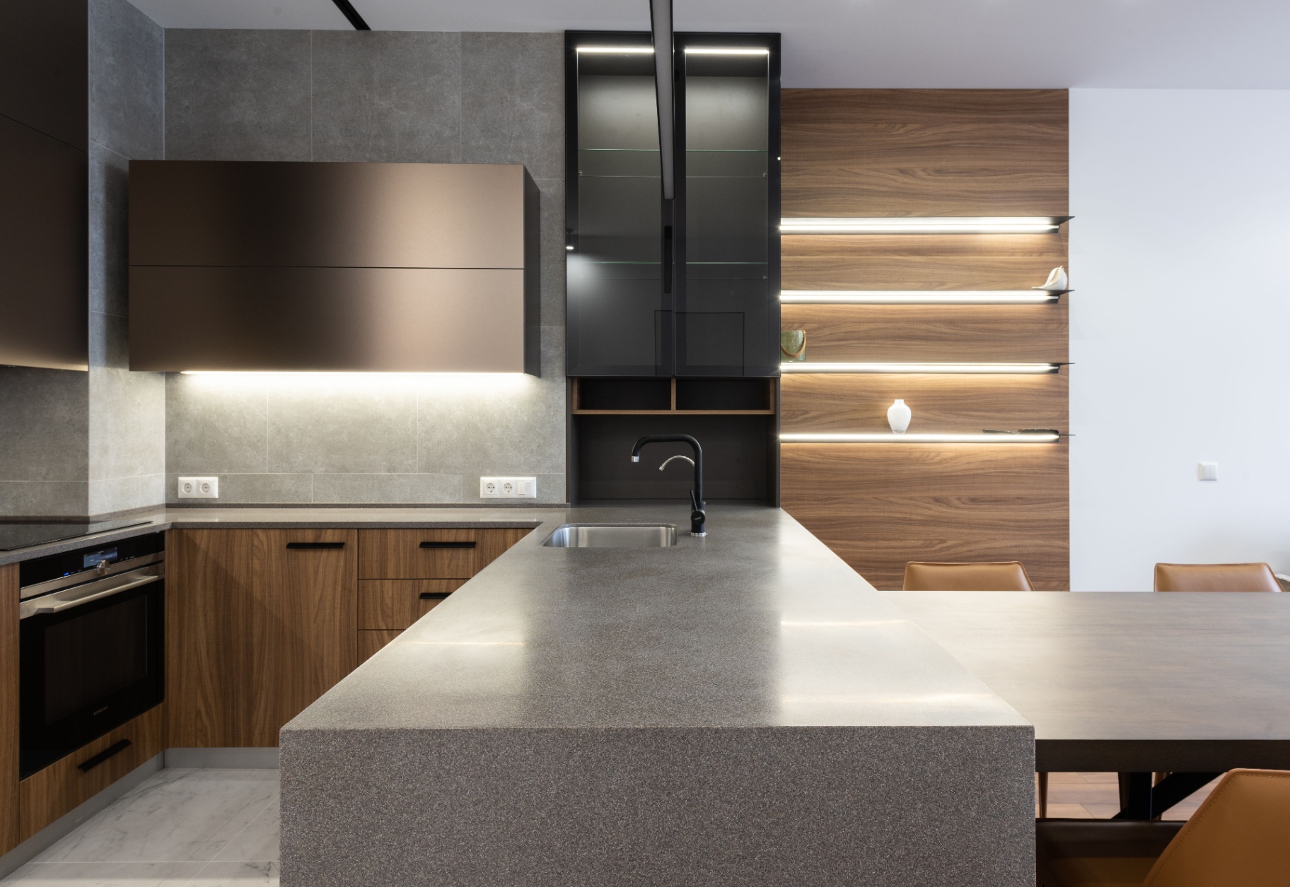 Quartz kitchen worktops handcrafted in Bridgend