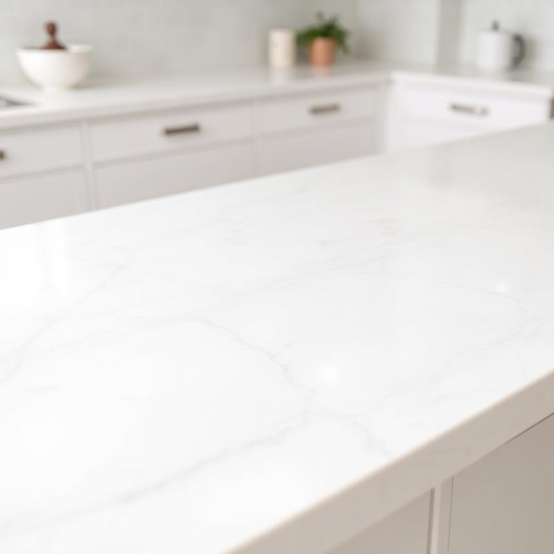 Quartz kitchen worktop sample